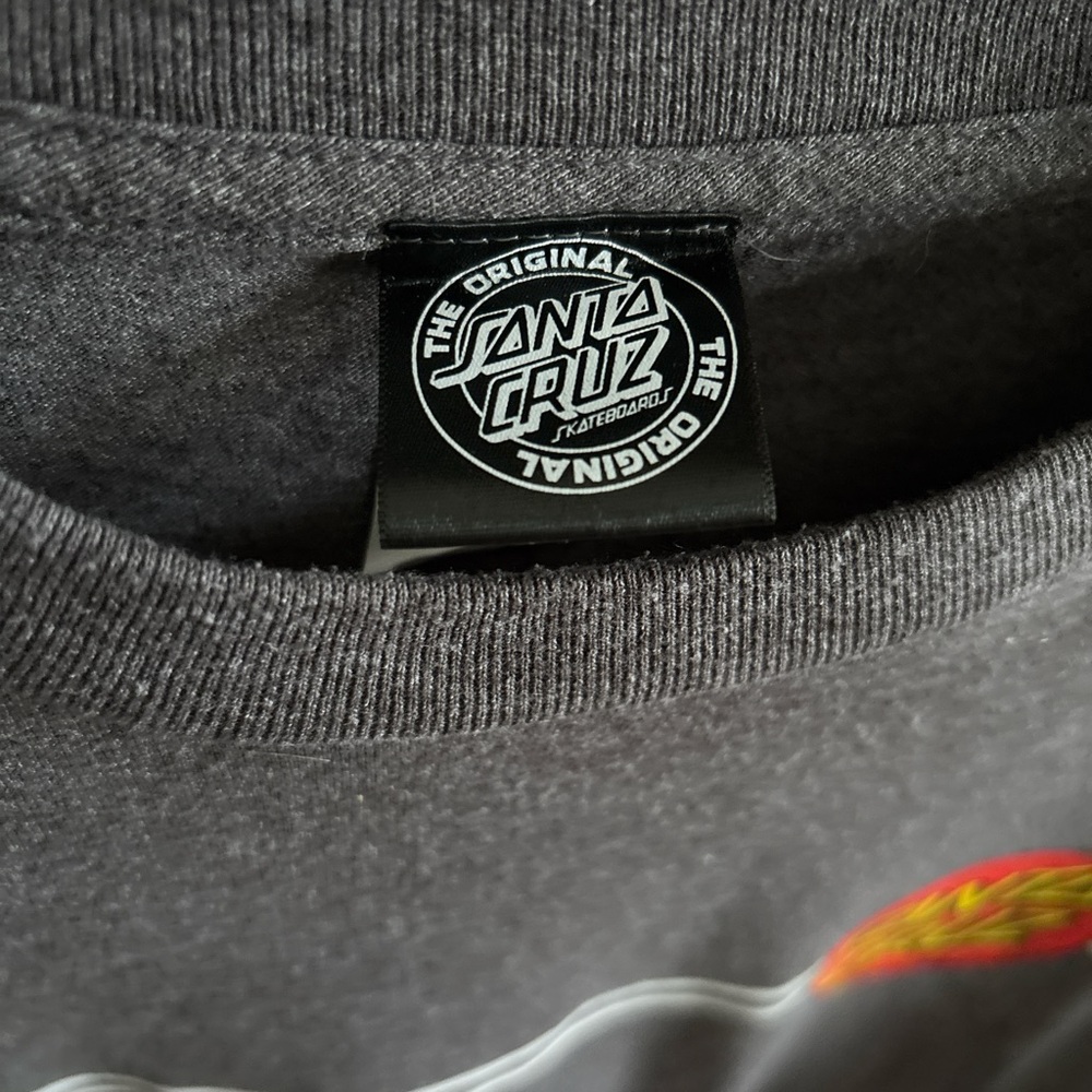 Santa Cruz skateboards Gray T-Shirt size L - Picture 3 of 8